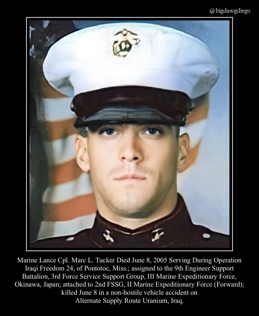 “They Say no man is truly Dead until he is Forgotten, so Today I say your name so you are not.”
#nooneleftbehind #nooneforgotten #thepriceoffreedom #rememberthefallen          
#resteasywarrior #goldstarfamilies #usmc #9thengineersupportbattalion #3rdforceservicesupportgroup