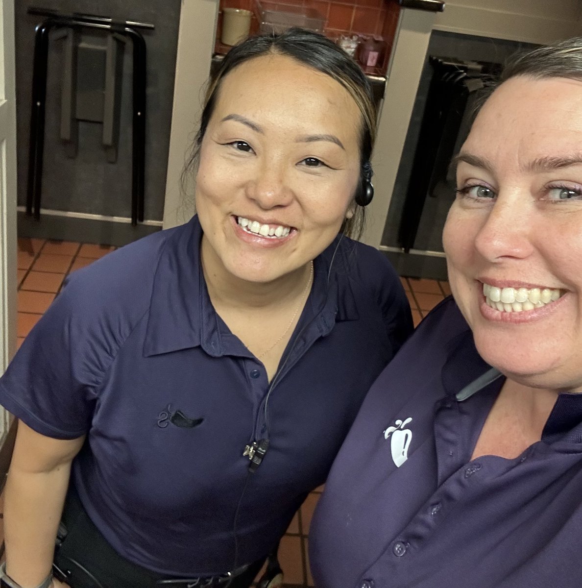 Happy #BestFriendDay to my work Bestie @Kaoyeechue. Had to make sure we wore our  matching purple polos today. I #chilislove our #Culturedays