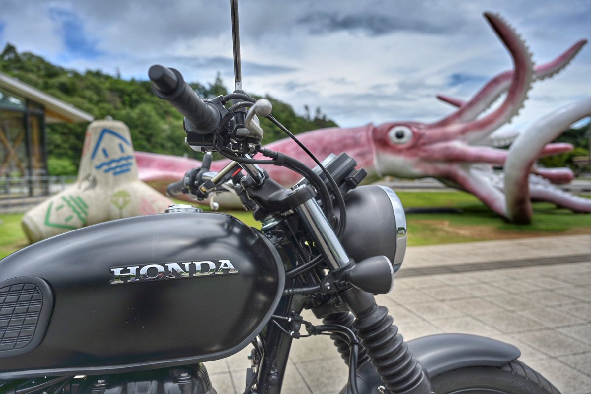 HyperOffroader's tweet image. 遂に来たかった、イカの駅つくモールに🙌😊
#GB350
#イカの駅つくモール