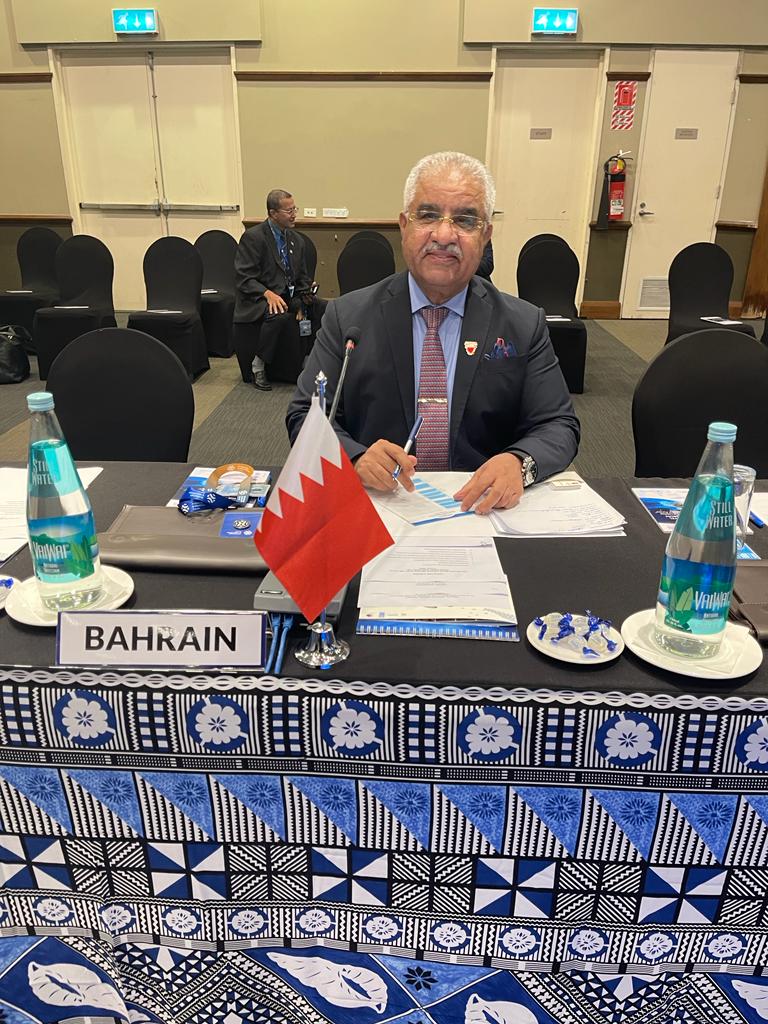 BahrainEmbIND's tweet image. سعادة سفير مملكة البحرين أحمد عبدالله الهاجري يشارك في الاجتماع السابع لكبار المسؤولين لمنتدى الدول الأرخبيلية والجزريةبجمهورية فيجي في 7 يونيو2023  باستضافة حكومة جمهورية فيجي والحكومة الإندونيسية بالتعاون مع أمانة منتدى AIS وبرنامج الأمم المتحدة الإنمائي UNDP في إندونيسيا.