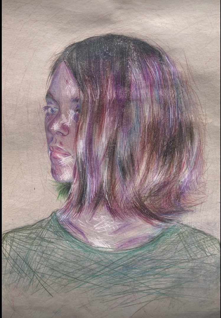 Here is a self portrait I did of myself in colored pencil.
•
Tags: #coloredpencil #coloredpencils #coloredpencilart #coloredpencilportrait #coloredpencilportraits #selfportrait #portrait
