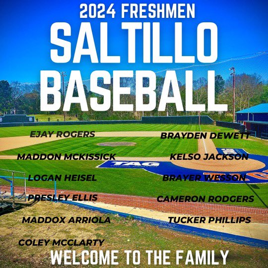 SHSBaseballClub's tweet photo. Congratulations to the newest members of Saltillo Baseball 🐅⚾️ https://t.co/BB5kVDln4d