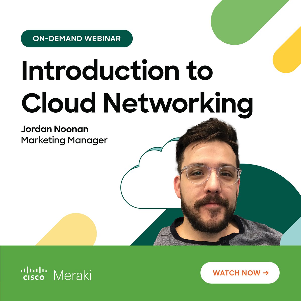 👀 Meet the @Meraki platform, the cloud-based engine that powers their IT and IoT full-stack portfolio.

Learn more in the Introduction to Cloud Networking webinar.

Watch now ⬇️
cs.co/6014OI4FC

#CiscoMeraki #CloudFirst