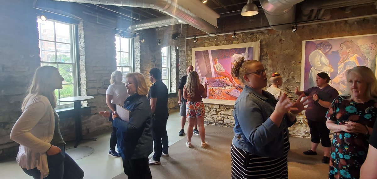 NDE_FineArts's tweet photo. Can't wait for tomorrow. Working with an amazing group of FA educators again. Blown away by their engagement, perspective &amp; desire to help make arts ed more relevant &amp; meaningful for #FineArtsEdNebraska. @h_eberhardt @TheMrsSake @michaelcbeach46 @LorindaRice @NDE_News @NDE_CAS https://t.co/frp9xsMFDJ