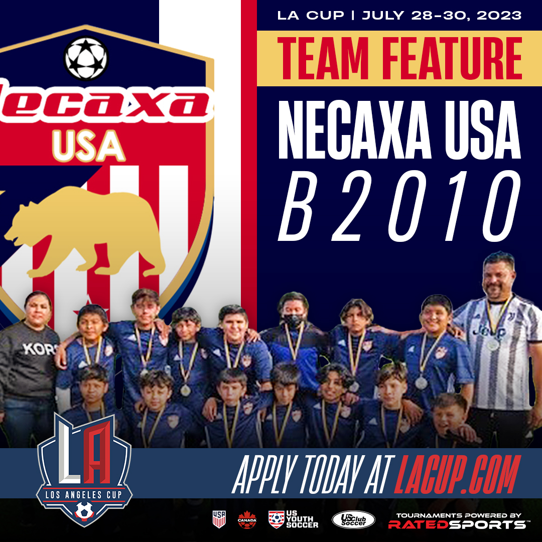 ratedsports's tweet photo. Exciting news! NECAXA USA B2010 has officially committed to competing in the LA Cup. Get ready for an incredible display of soccer skills and passion!
#NECAXAUSA #B2010 #LACup #SoccerPassion #YouthSports #CompetitiveSpirit #SoccerCommitment #SoccerTournament https://t.co/4jIimuFXqT
