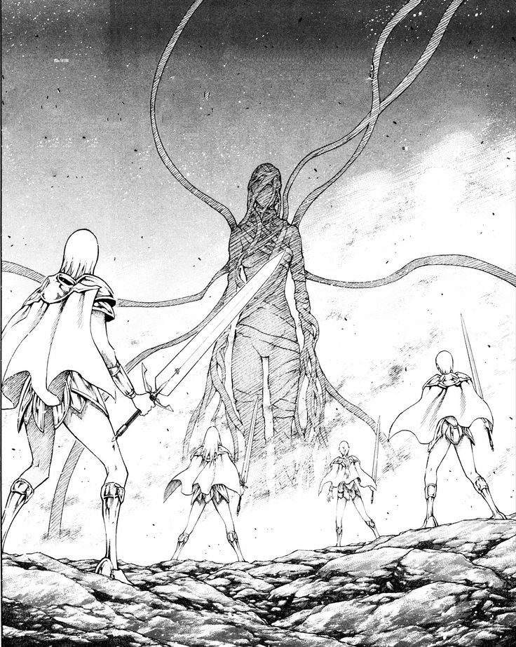 I THINK MORE PEOPLE SHOULD READ CLAYMORE PLEASE READ CLAYMORE GOD SHIT FUCK PLEASE
