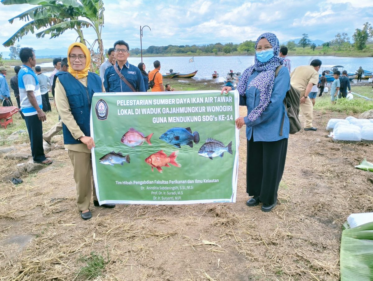 "Sinergitas Kegiatan Dinas Kelautan dan Perikanan dan Peternakan Kabupaten Wonogiri dengan Fakultas Perikanan dan Ilmu Kelautan Universitas Diponegoro Semarang dalam Penebaran Benih Ikan di Waduk Gajah Mungkur Kabupaten Wonogiri Tahun 2023"