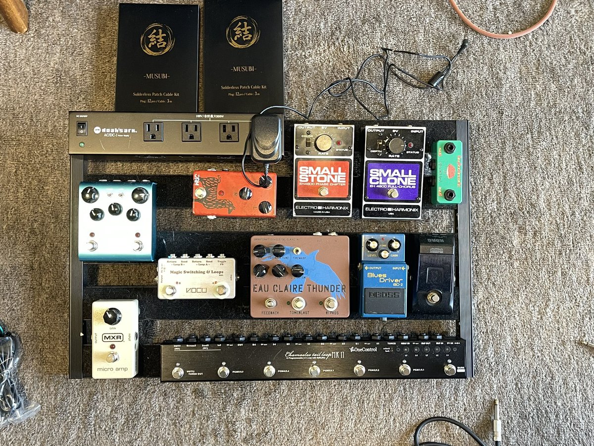 Fish_Bone_Pic's tweet image. 役者は揃った……
 #EffectsBakery
 #OneControl
 #korg
 #BOSS 
 #DWARFCRAFTDEVICES 
 #vocu
 #electroharmonix 
 #JAMPEDAL
 #strymon
 #MXR 
 #ノアズアーク 
 #結