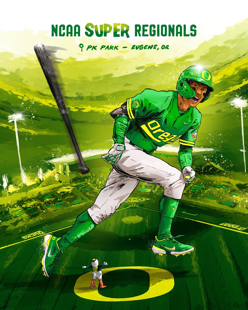 GoDucks's tweet photo. Storm ahead.

@OregonBaseball begins play in the NCAA Super Regional at PK Park, as they take on Oral Roberts at 5:00pm. #GoDucks https://t.co/cdvtJbM78p