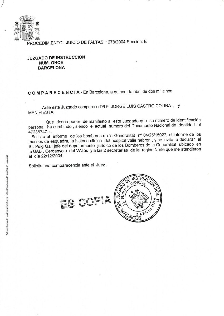 CASTROCOLINA's tweet photo. @EqInvestigacion @laSextaTV @gloria_serra @ATRESplayer @gruposecuoya Qué espera la fiscalía para hacer justicia por la muerte de Esteban Fernández Galindo DNI 52436518z y el coma de Eusebia Rebollo Flores. No hay morbo ni interesa @tsj_cat @CaixaEnginyers @santander_resp y el Ex Juez Emili Soler Calucho no le alcanza la pensión de Juez, dormirá? https://t.co/8NJ0fqmohJ