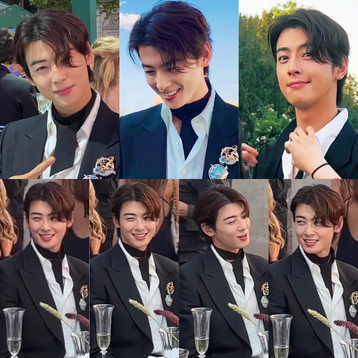 PaulineFaraon's tweet photo. He got them soft lips, sparkly eyes and some pearly whites. #MrCha
#차은우
#ChaEunWoo
#CHAEUNWOOatChaumetGala
#Astro
#아스트로
@offclASTRO
@chaumet https://t.co/GDLrQ8euFz