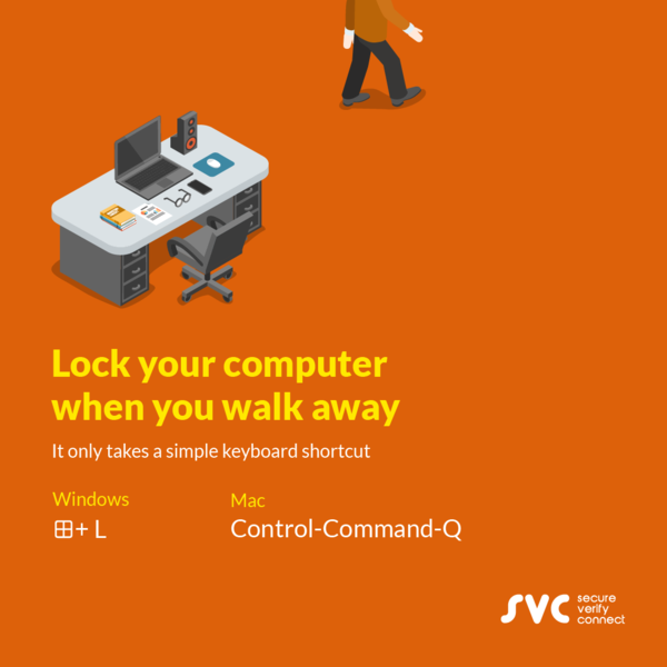 BruneiCERT's tweet photo. Prevent unauthorized access to your computer with this quick tip.
#BruCERT #Brunei #SecureVerifyConnect #DeviceSecurity #LockItUp #DataProtection https://t.co/zQdffH1jIB
