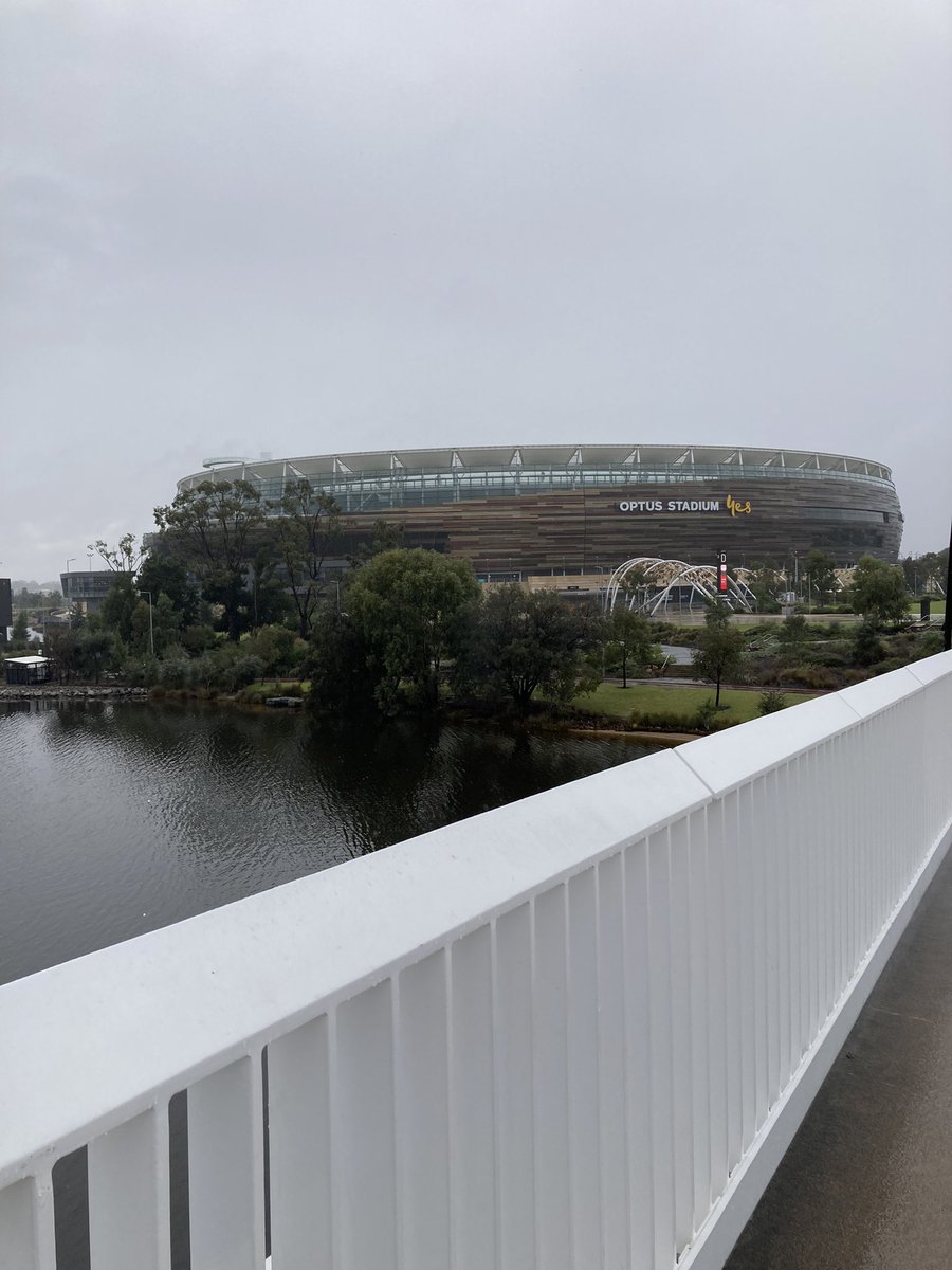Nice day in Perth hopefully clears tomorrow