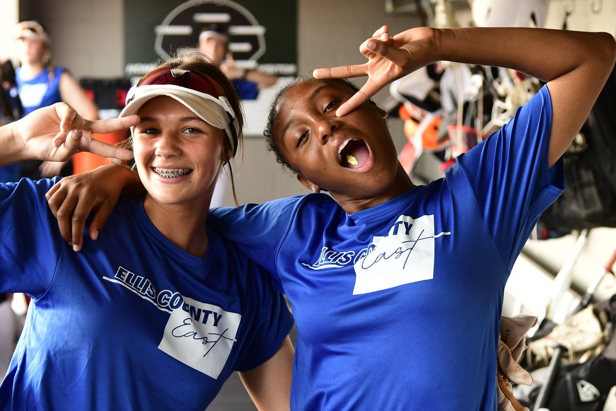 EllisCoSports's tweet photo. 29 of the best softball players in Ellis County stepped onto the turf at @NDNSsoftball Park for the third annual #AllEllisCounty All-Star game on Wednesday.
@HHSJagSoftball's @AlynaBecerra named @methodistmidlo Player of the Game.
Recap+Gallery: https://t.co/9MoHC43VU0 https://t.co/5ySuejkV0E