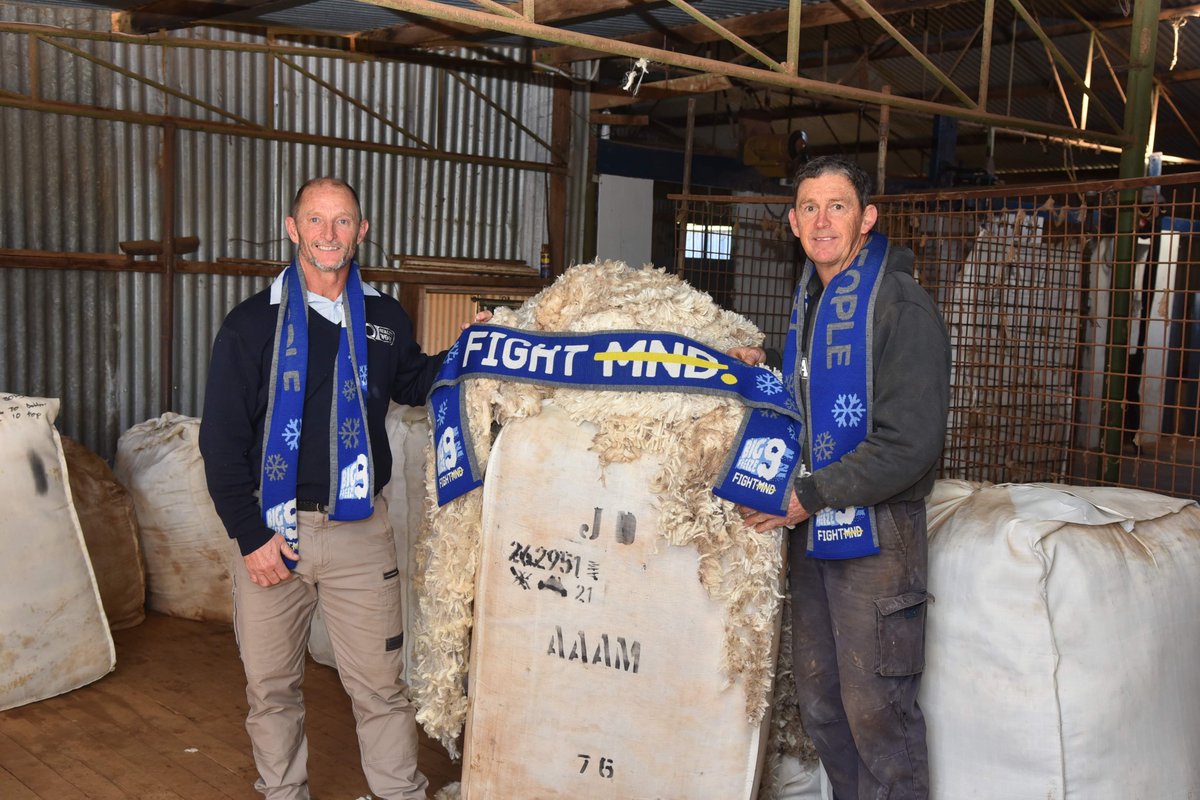 BEFORE tomorrow's #BigFreeze <a href="/FightMND/">FightMND</a> event, read about how Australian woolgrowers have joined the fight to find a cure, and the decade-long working relationship between farmer Chris Daniher and our wool representative Craig Davis. More: rb.gy/ibo25

#allinforMND