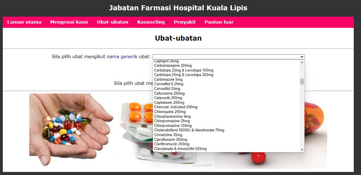 naim__x's tweet photo. Mantap website ni.

Tak tahu pula ada direktori ubat dalam bahasa Melayu.

Bagus kalau jenis malas nak pergi klinik, cuma beli ubat dekat farmasi je.

Semak nama ubat &amp; fungsinya dekat sini je.

https://t.co/7UgPfk7XoJ https://t.co/nwBBE8kkPI