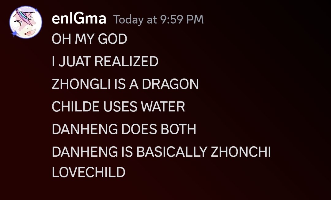 GOD I JUST REALIZED /WHY/ DANHENG IS HCED AS ZHONGCHI / CHILI LOVECHILD