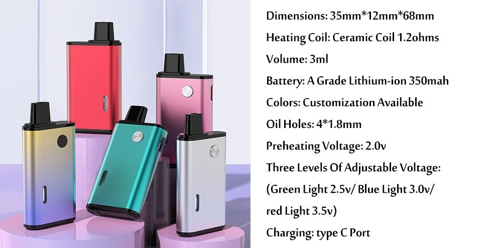 3 ml box shape palm fit  vape 
Any request or tech support ,DM US !
#marijuana #thc #CannabisCommunity #Weedsmokers #WeedLovers #cannabisculture #cannabisgrower #extraction #farm #vepen #cannabis #thcoil #delta8 #delta9 #delta10 #vape #pen #cbd #pod #vapepod #disposable