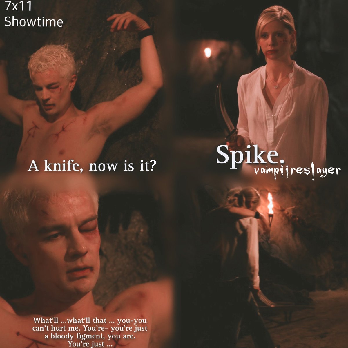 Latest edit. 

Spike. 

#BTVS #BuffythevampireSlayer #Buffy #Spike #BuffySummers #William #Spuffy #Williamthebloody #JamesMarsters #SarahMichelleGellar