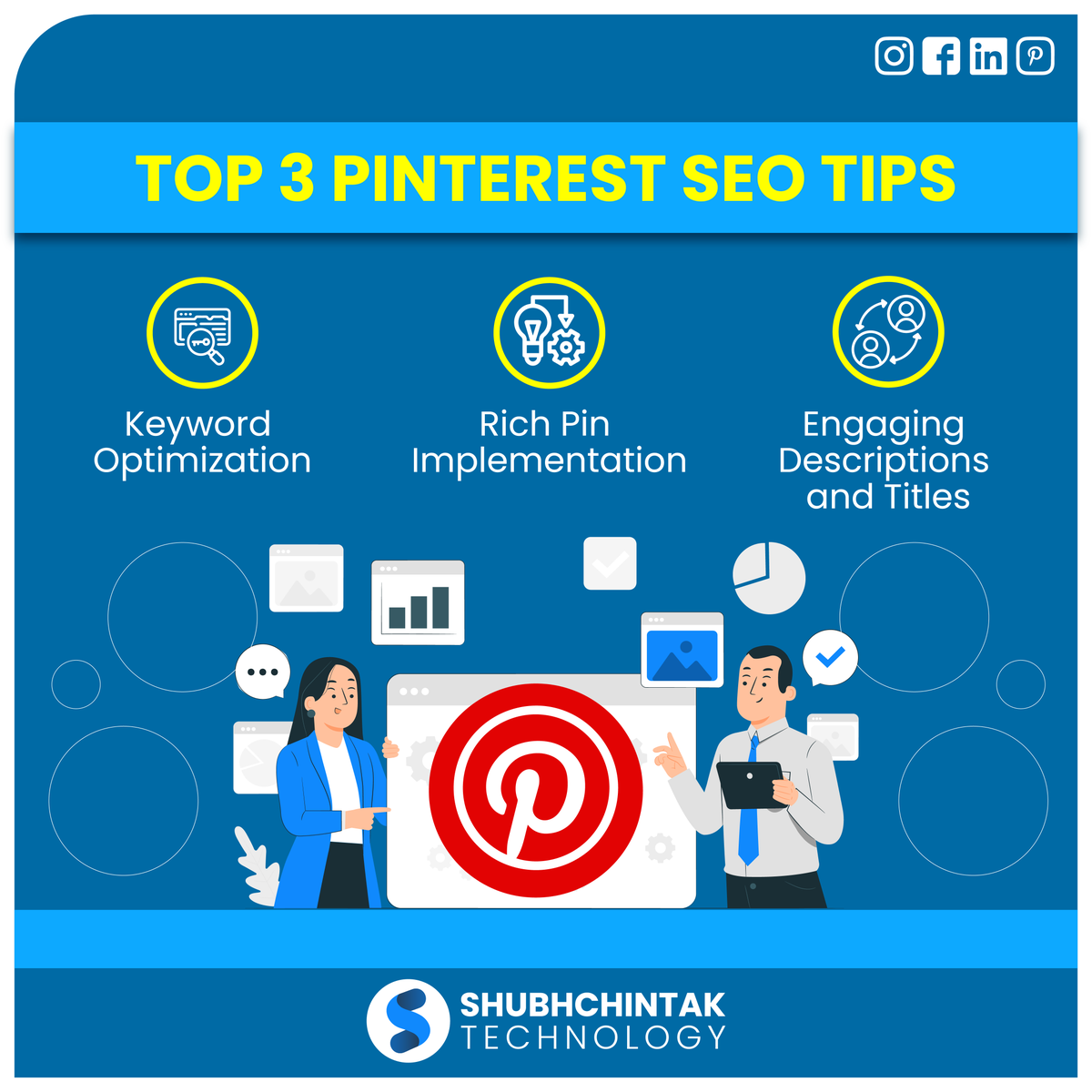 Optimizing your Pinterest profile and pins for search is the key to unlocking the power of Pinterest as a traffic-driving platform. 🎯 #pinterest #pinterestseo ##pinterestprofileoptimization #Digitalmarketing #Shubhchintaktechnology #digitalagency #India #mumbai #pune