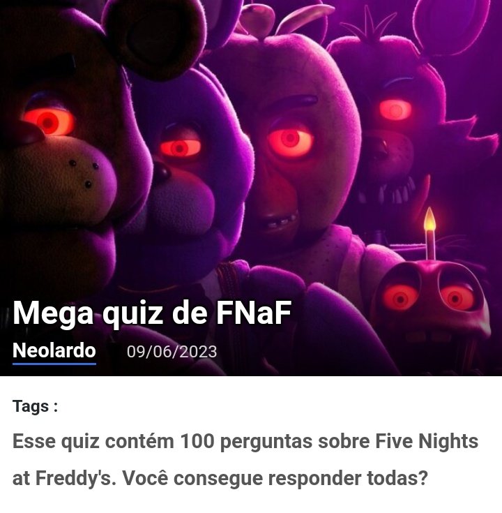 QUIZ - VOCÊ CONSEGUE RESPONDER? 