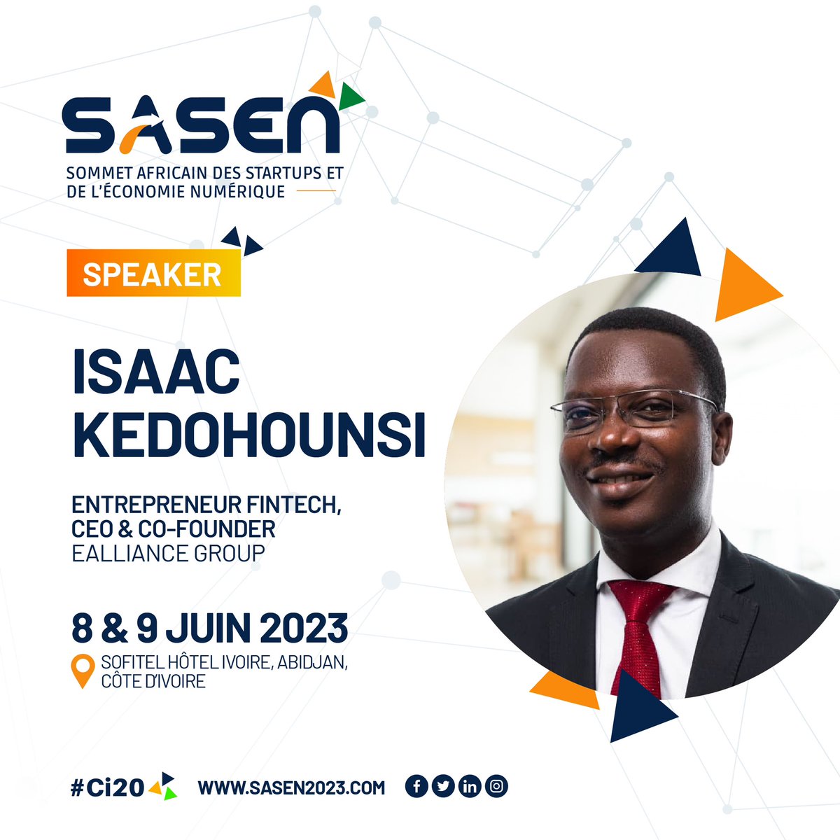 📢Êtes-vous intéressé par le monde de la crypto ? Ne manquez pas l'atelier sur les crypto-monnaies lors du #SASEN2023 !

Aujourd’hui , participez à l'atelier passionnant sur les crypto-monnaies ! Rejoignez-nous au Sofitel Abidjan Hôtel ivoire dès maintenant. 

#Ci20