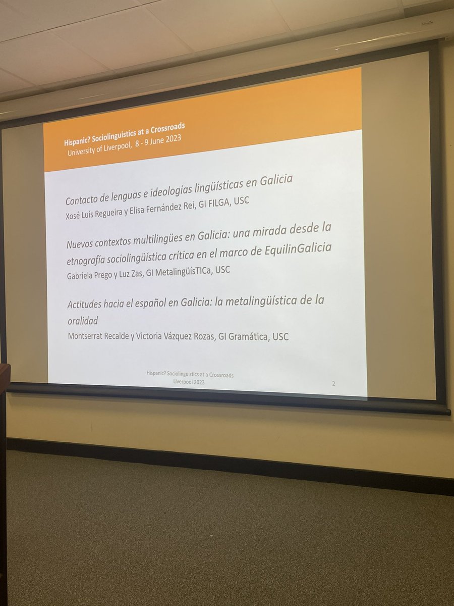 bermingham_n's tweet photo. Panel sobre lingüística galega no congreso de @SpanishinSoc na Universidade de Liverpool @livunilanguages https://t.co/sLP3vxWlOr