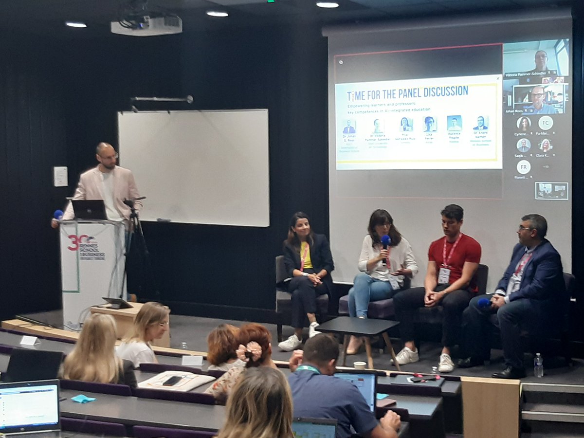 Jean-Marie Petit (@ejmpet) on Twitter photo Panel discussion about #AI at #UTS2023 with companies @turnitin researchers <a href="/ViktoriaPammer/">Viktoria PS @viktoriaPammerSchindler@hci.social</a> <a href="/AndreNemeh/">André Nemeh</a> #edtech startups @safiler <a href="/MRigalle/">Maxence Rigalle</a> Panel discussion about #AI at #UTS2023 with companies @turnitin researchers <a href="/ViktoriaPammer/">Viktoria PS @viktoriaPammerSchindler@hci.social</a> <a href="/AndreNemeh/">André Nemeh</a> #edtech startups @safiler <a href="/MRigalle/">Maxence Rigalle</a>