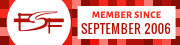 Proud to be a FSF's member since 2006!

static.fsf.org/nosvn/associat…