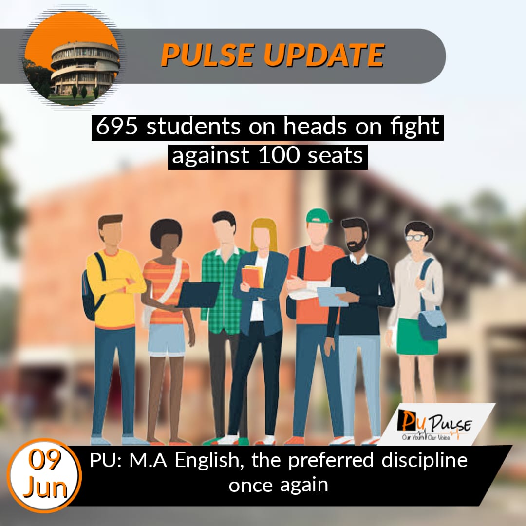 pu_pulse's tweet image. MA English once again on hit list, PUCET tomorrow.
The pressure to ace the exam is increasing as dates for PUCET-PG are nearing. It is  scheduled to take place on 10 and 11 June.
#pupulse #updates