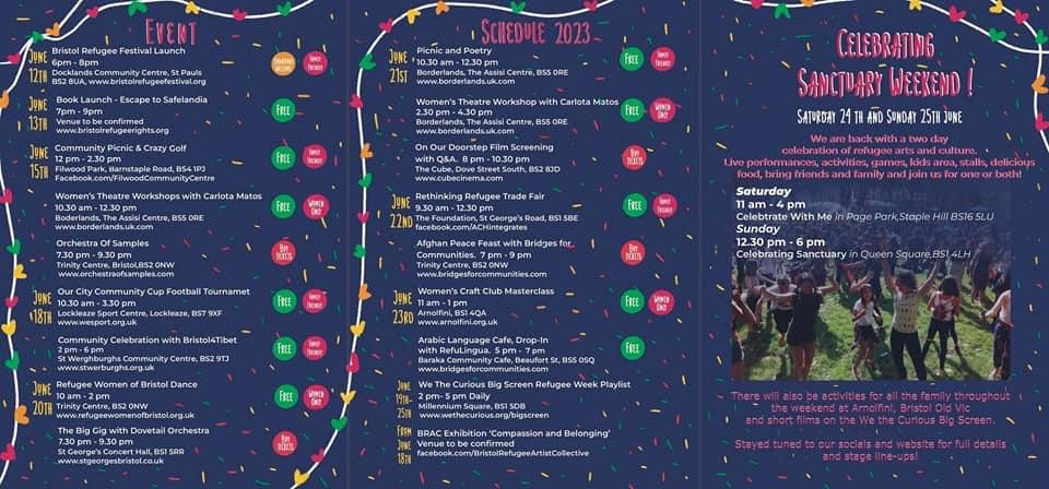abi_bartlett's tweet photo. Celebrating sanctuary. Bristol- proud of you! 
Left photo - resolution  @RCNjusticeforum took to congress lobbying  for the government to uphold legal obligations - ensuring healthcare provision for  those seeking asylum. 
Right photo - festival celebrating sanctuary in bristol https://t.co/IW2ncUutsE