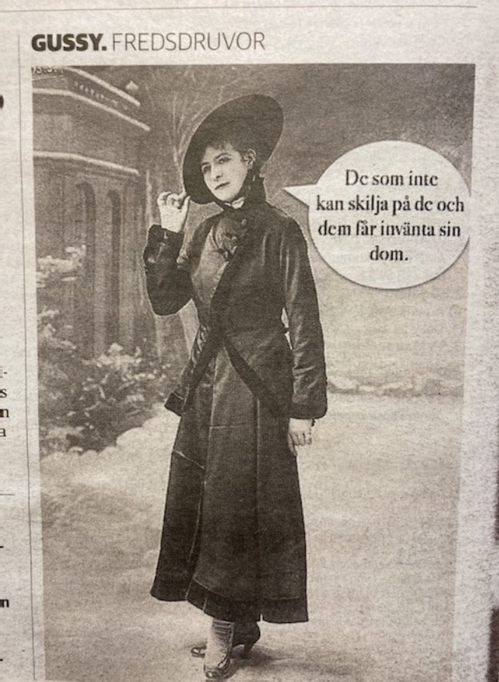 Saknar du Fredsdruvor i DN?