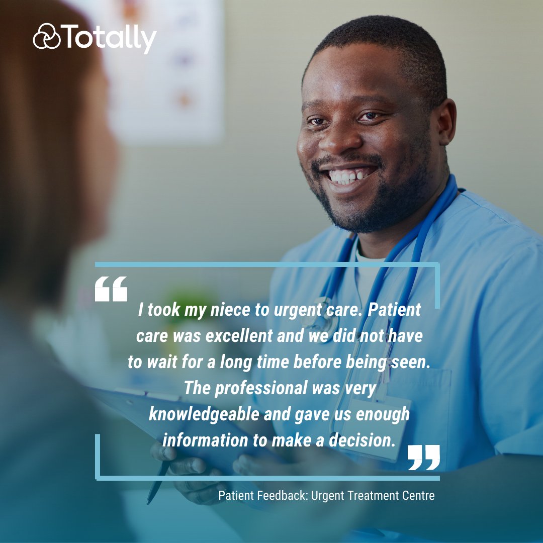We run urgent treatment centres across England, providing convenient and expert care for more than 2000 NHS patients every day.
Today’s patient feedback highlights the brilliant work that our urgent care team have been doing to deliver excellent patient care.
#FeedbackFriday