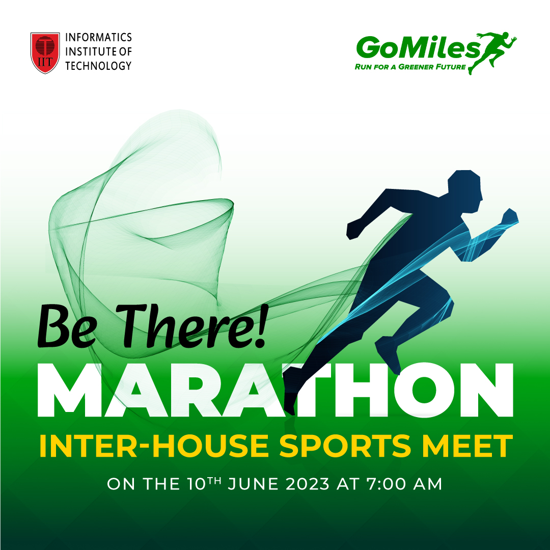 iitsrilanka's tweet photo. "#GoMiles; Run for a Greener Future" Marathon is organized by IIT for the first time to launch the Annual Inter House Sports Meet. The event Signifies the focus on #sustainability and promoting a #greenerfuture.
#iit #iitlife #gogreen #marathon #ecofriendly https://t.co/sS7Y4tyoGc