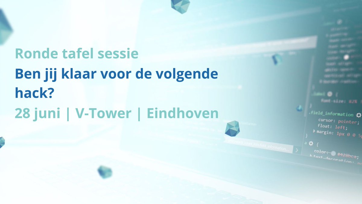 𝐌𝐞𝐥𝐝 𝐣𝐞 𝐚𝐚𝐧 𝐯𝐨𝐨𝐫 𝐨𝐧𝐳𝐞 𝐫𝐨𝐧𝐝𝐞 𝐭𝐚𝐟𝐞𝐥
Tijdens de ronde tafel willen we dieper ingaan op vragen vanuit jouw eigen situatie. Naast een open gesprek waarin we van elkaar kunnen leren, zal Roy van de Kamp hier meer over vertellen: hubs.li/Q01SPNn60