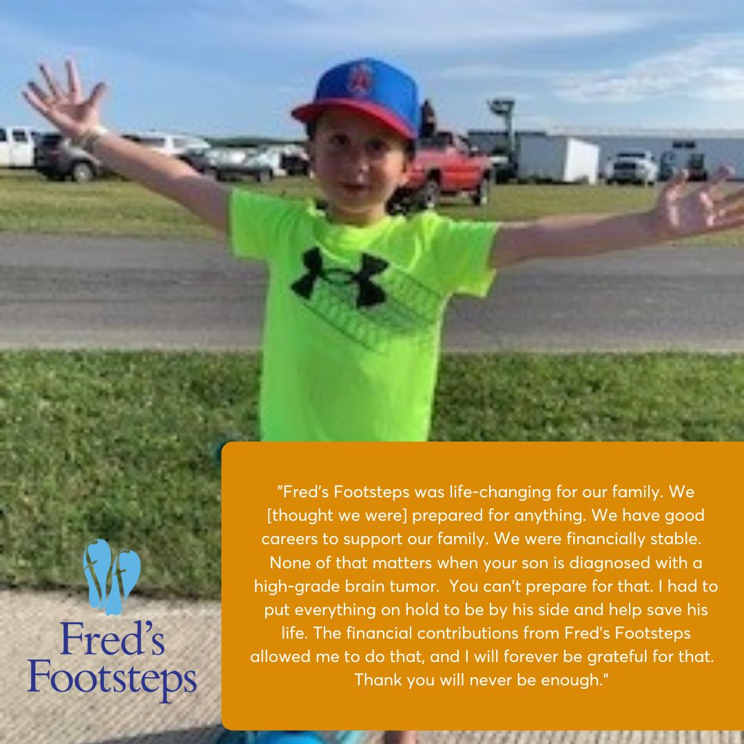 #feelgoodfridays
A note from one of our Fred's Footsteps Families 💙

#familiesinneed #familiesincrisis #medicalcomplexities