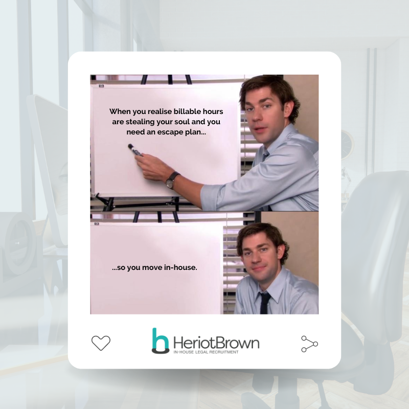 heriot_brown's tweet image. Welcome to the world of in-house law, where stress goes to die and the coffee is unlimited! ☕️💼😌 Tag your lawyer friends who can relate! 

#privatepracticeproblems #inhouseescape #coffeeandchill #inhousejobs #inhouselegal #legaljobs