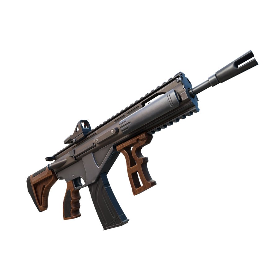DropsLeaksBR's tweet photo. Karabin szturmowy MK-Seven powróci jeszcze w tym sezonie w nowej, zaktualizowanej wersji „ALPHA”! #FortniteWILDS https://t.co/BnNLTf79kG