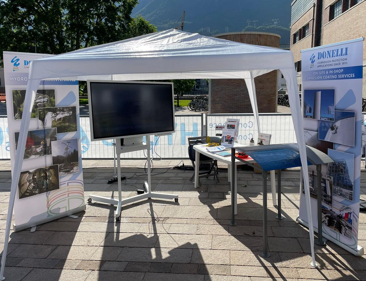 donelli1911's tweet photo. Oggi a #Bolzano presso Noi Techpark per convegno "#Ispezione e #manutenzione di impianti #idroelettrici, prova di pressione e rilevamento perdite" organizzato da di #Hydro+ e @unibz_news. Passate al nostro stand per approfondire nostre soluzioni e tecnologie di lavoro sostenibili https://t.co/8LFTIauRV4
