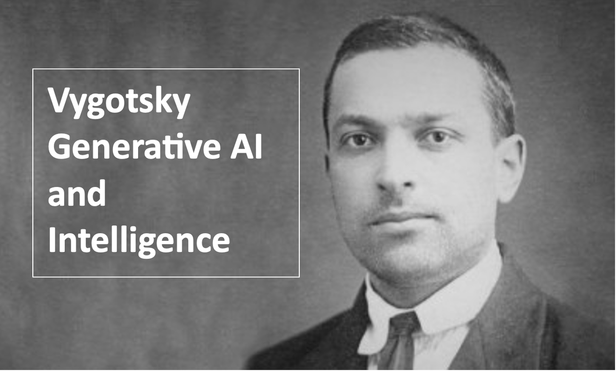 Vygotsky gives us key insights into why language is key to intelligence and why Generative AI may be the most powerful form of learning technology we have ever invented
donaldclarkplanb.blogspot.com/2023/06/vygots…