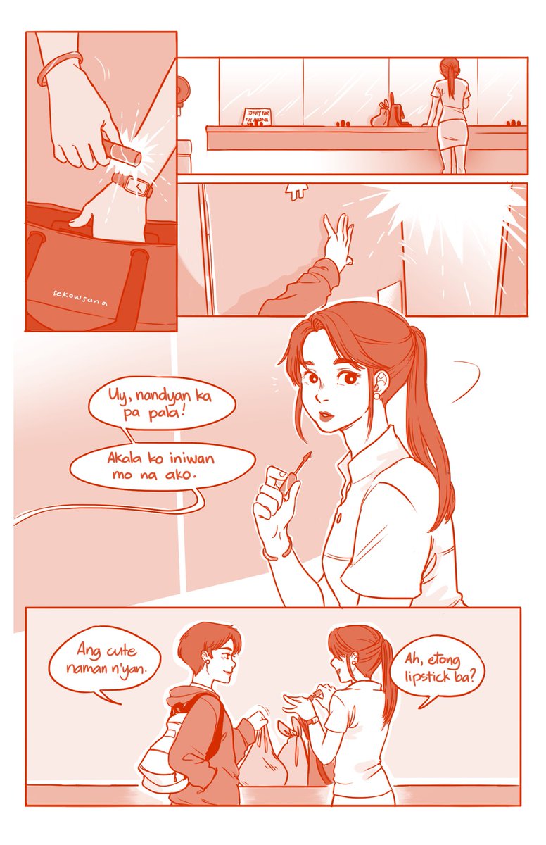 krynl_'s tweet photo. Reposting colorized relic from Uwian Anthology because why not, it's #PRIDE

#HappyPride2023 🏳️‍🌈✨💐 Chin up, mga baks! https://t.co/pDvtfDqzny