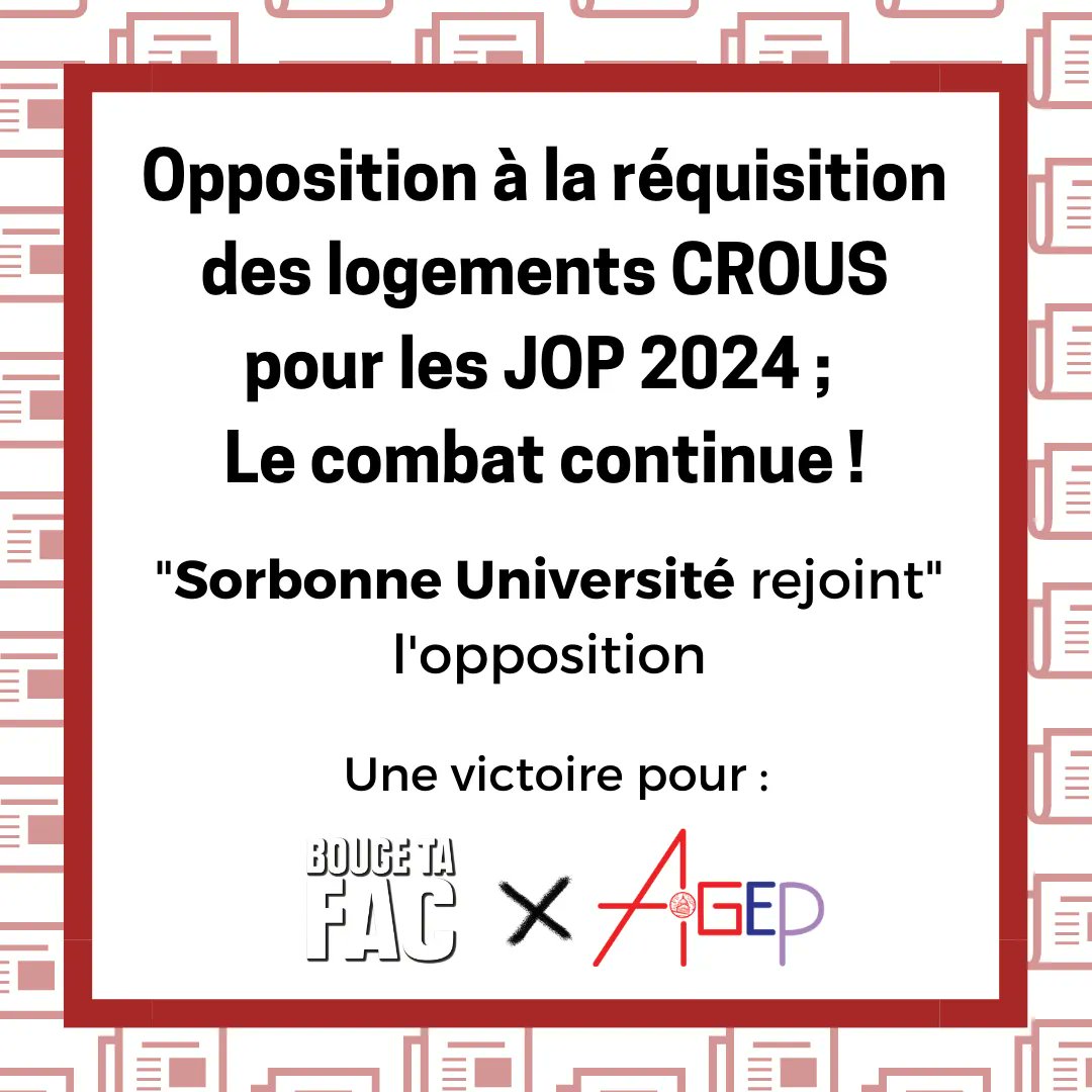 AGEP: Association Générale des ÉtudiantEs de Paris tweet media