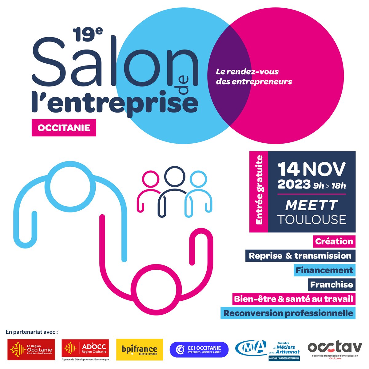 Connaissez vous le SALON DE L'ENTREPRISE OCCITANIE ? 📢
Vous pouvez prendre connaissance de l'événement par ici : salon-entreprise-occitanie.fr  ⬇️⬇️