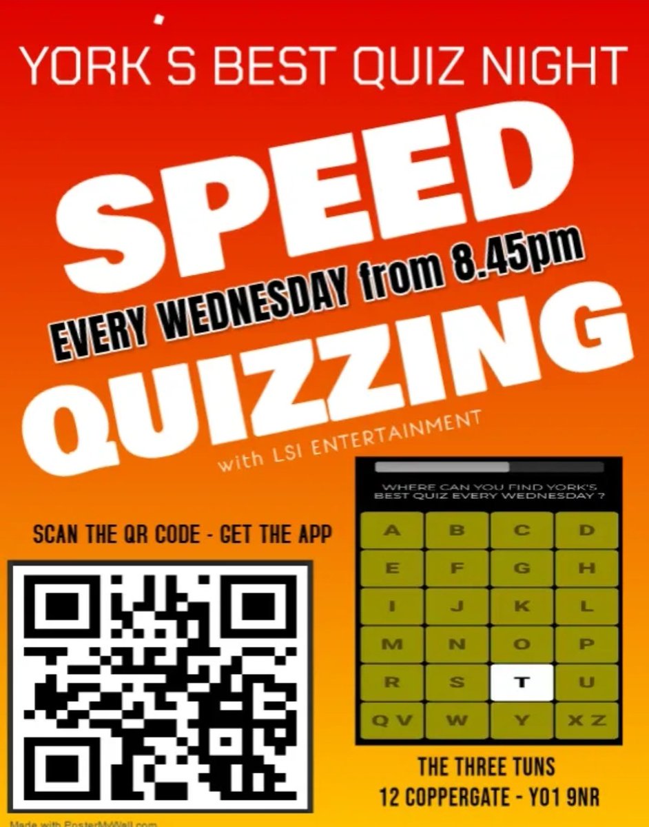 LSIYORKSHIRE's tweet photo. This weeks bonus round @threetunspubyork teams wearing hi vis's were awarded extra bonus points for their teams. Safe to say they didn't let us down #yorksbestquiz @ViggoVenn @BGT join us one more time for yorks best quiz next Wednesday #lsientertainment #SpeedQuizzing https://t.co/bFaejXwQMc