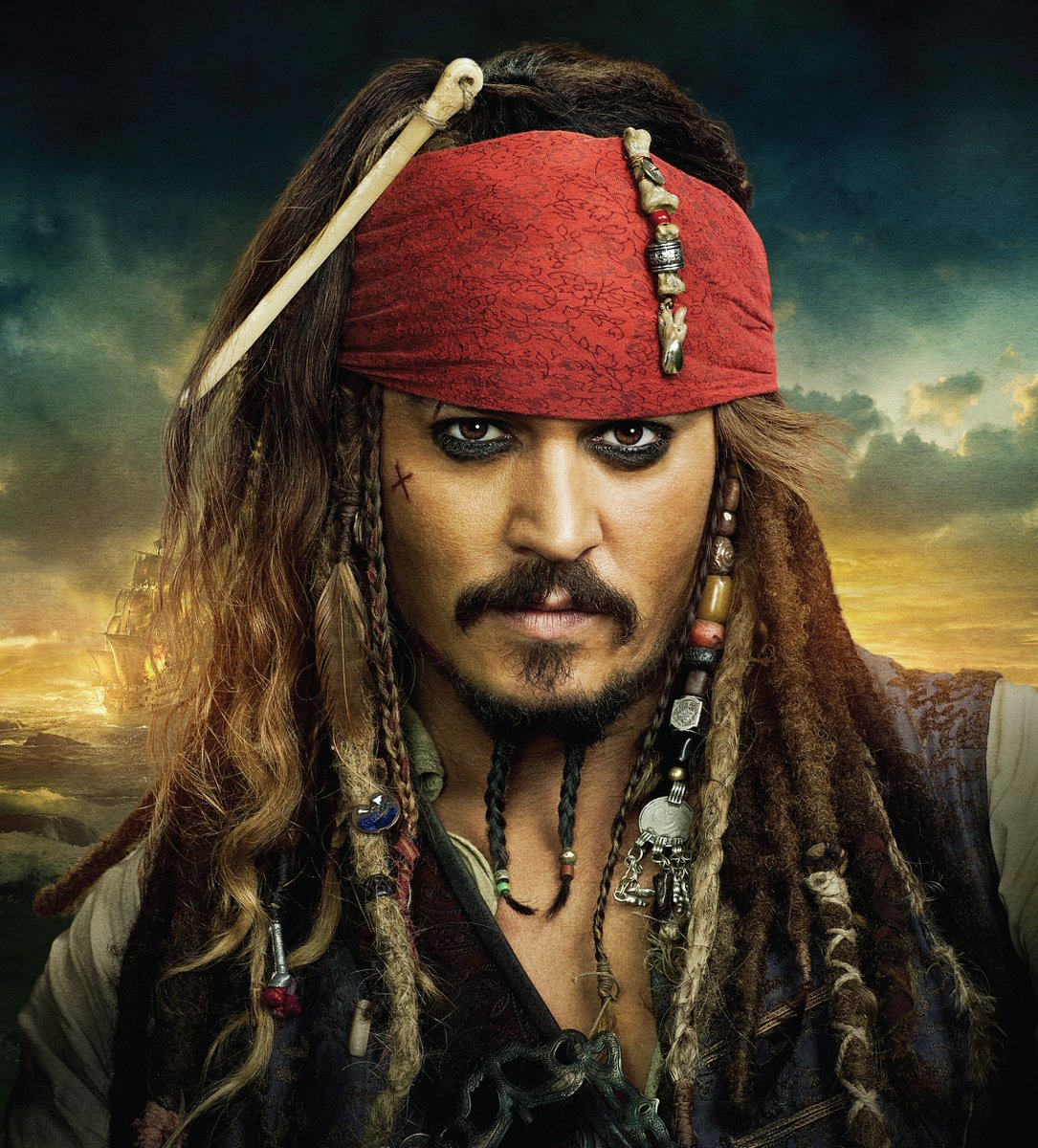 Dime un pirata más famoso que este:

#JohnnyDepp