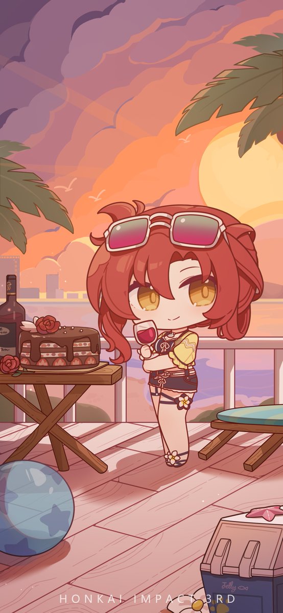 HonkaiImpact3rd's tweet photo. #HimekoBirthdayParty | Himeko, happy birthday!

May the radiant glow bestow upon us luscious and velvety wine, along with the long-awaited blessings we have yearned for:

Himeko, happy birthday!
#HonkaiImpact3rd https://t.co/uKo1EMVj9e