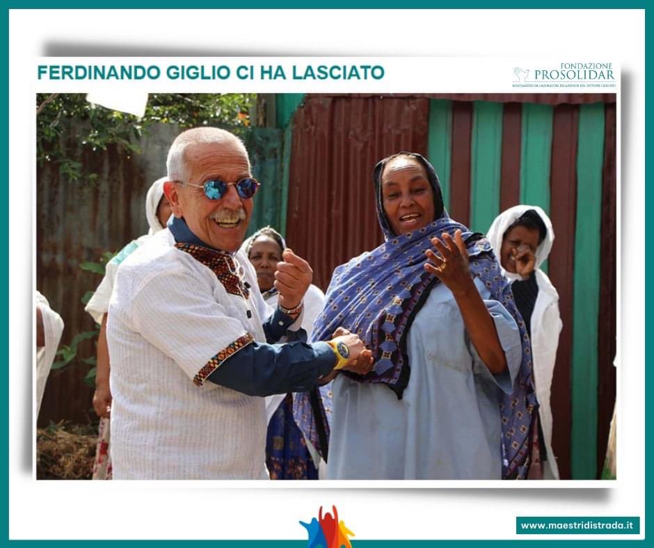 "Ferdinando Giglio si è dedicato per molti anni, con passione, professionalità ed entusiasmo a <a href="/Prosolidar/">Fondazione Prosolidar</a>, gestendo con equilibrio e competenza i rapporti con le Associazioni partner. Lascia un vuoto difficile da colmare". 

🎗️ <a href="/Prosolidar/">Fondazione Prosolidar</a> 
📎 bit.ly/3P3ItHx