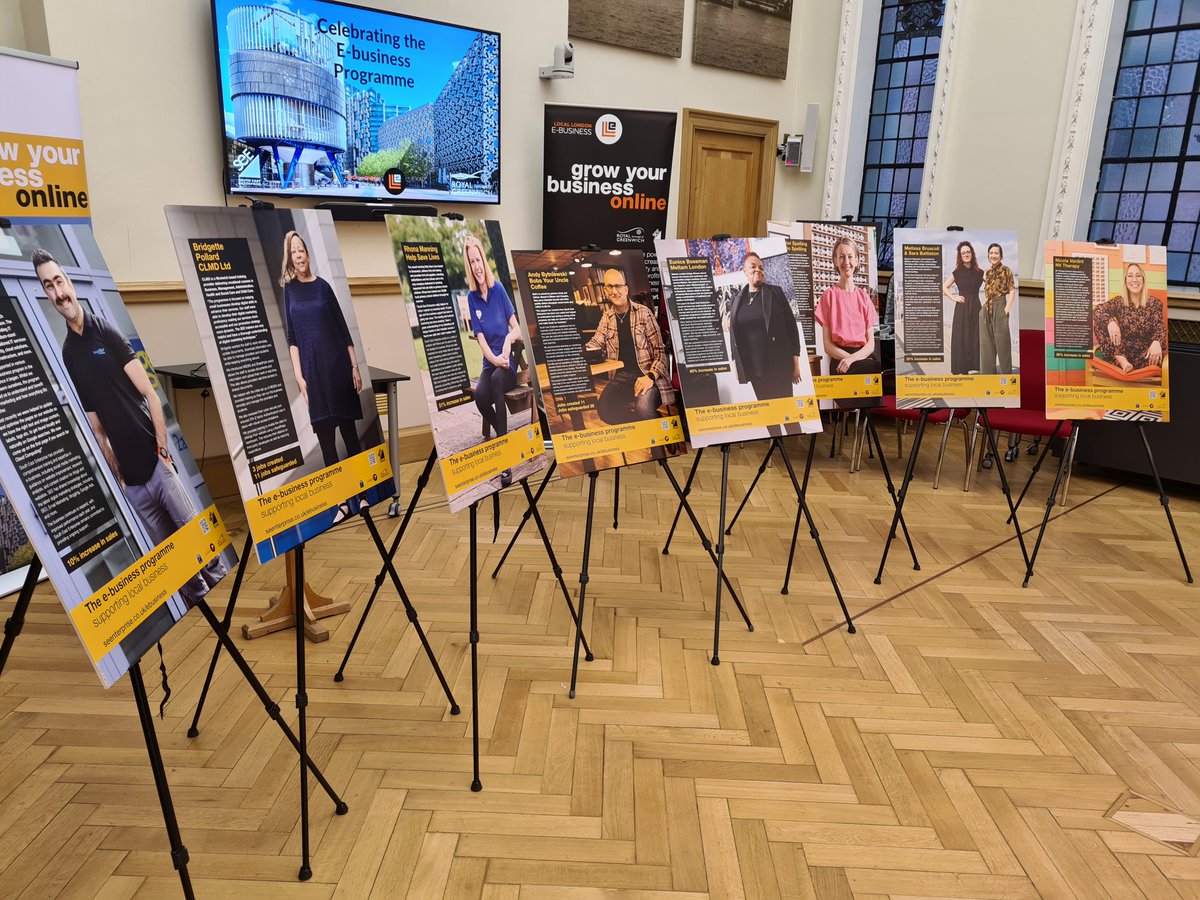 The <a href="/Local_London1/">Local London</a> <a href="/Royal_Greenwich/">Royal Borough of Greenwich</a> e-business programme celebrated it's success to date having helped hundreds of business to thrive and grow online The programme runs until September 2024 in Greenwich and then expands across the whole of London until March 2025