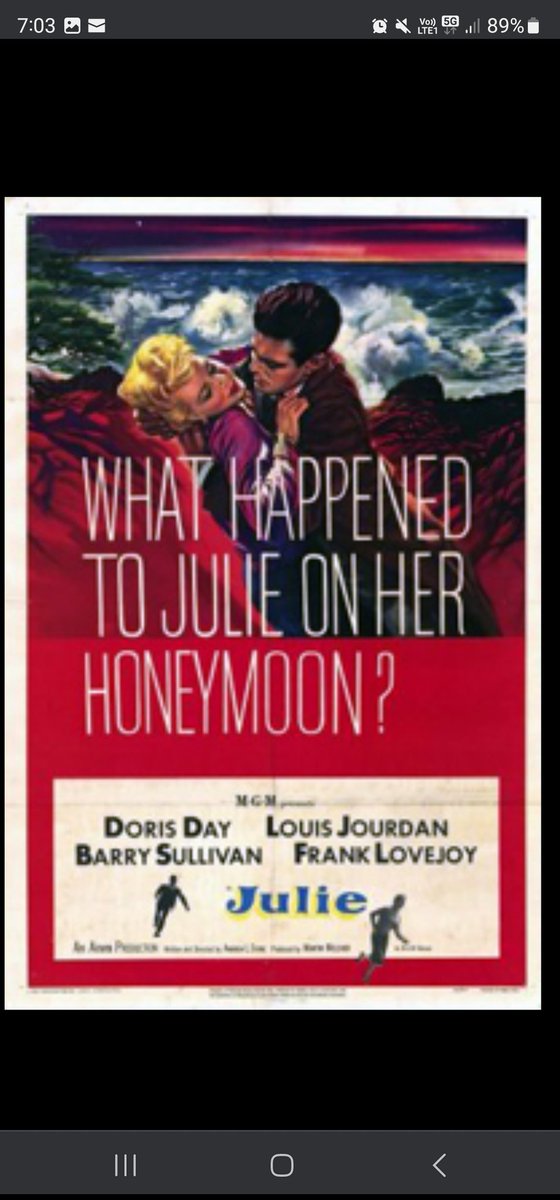 It's #filmnoir Friday and 2 tonight that I've never seen. THE STEEL TRAP, a bank heist thriller reuniting SHADOW OF A DOUBT Charlies, Cotton & Wright. Then #DorisDay is a woman on the run in JULIE. Both 1950s
Where's my bourbon and bar nuts?
(Not) #noirvember #crimethriller