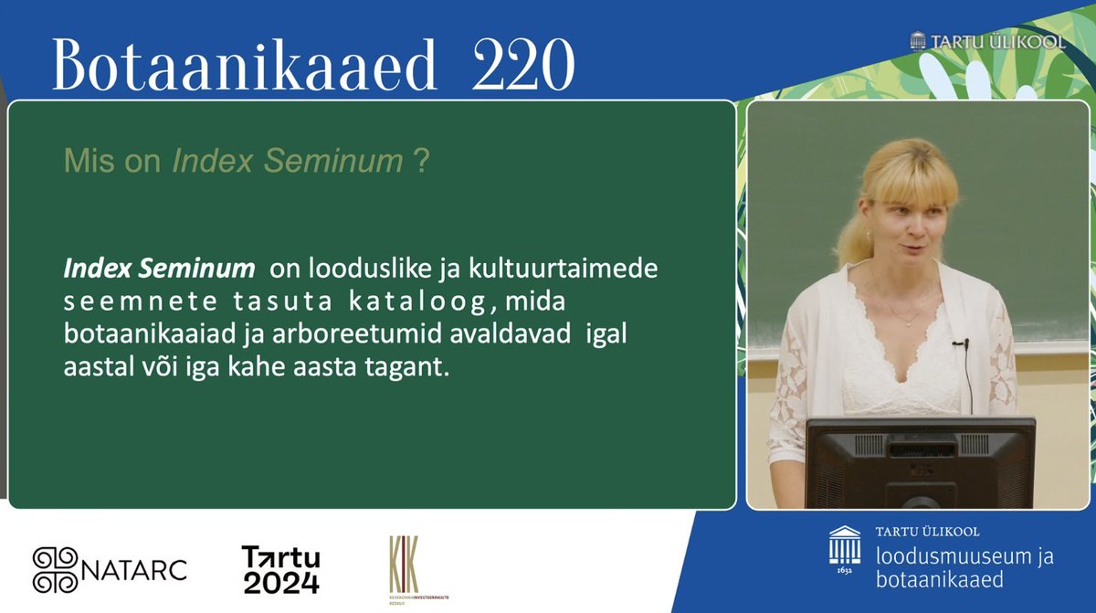 eElurikkus (@elurikkus) on Twitter photo Tartu Ălikooli botaanikaaia Index Seminumâi loomine PlutoFâi abil
Ebe-Kai Uibo (<a href="/unitartu/">University of Tartu</a>)
#taksonoomia #IndexSeminum #taksonoomiapĂ€ev <a href="/plutof_platform/">PlutoF platform</a> #andmehaldus #seemned Tartu Ălikooli botaanikaaia Index Seminumâi loomine PlutoFâi abil
Ebe-Kai Uibo (<a href="/unitartu/">University of Tartu</a>)
#taksonoomia #IndexSeminum #taksonoomiapÀev <a href="/plutof_platform/">PlutoF platform</a> #andmehaldus #seemned